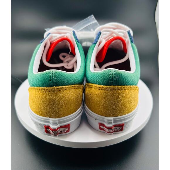 Vans Old Skool Shoes MultiColor Canvas Skate Sneakers 500714 Sz 6 - Picture 4 of 7